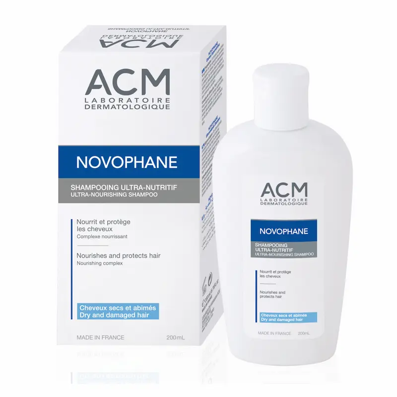 ACM Novophane Șampon Ultra-Nutritiv 200 ml pentru păr uscat și degradat