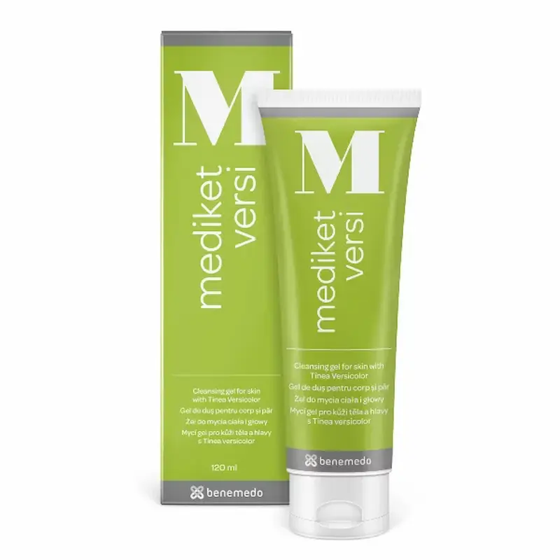 Mediket Versi Gel Dermatologic pentru Corp și Scalp 120ml Benemedo