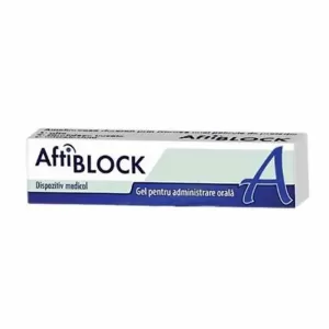 AftiBlock Gel Oral Zdrovit 8 g pentru protecția mucoasei bucale iritate