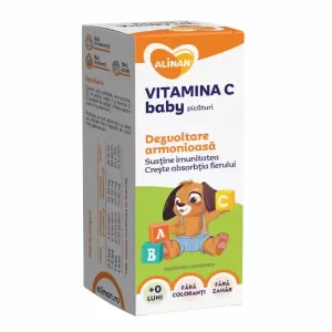 Alinan Vitamina C Baby Fiterman 20 ml picături cu acid ascorbic pentru copii