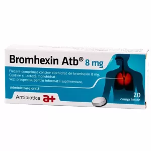 Bromhexin ATB 8mg 20 comprimate