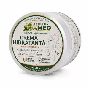 Cremă hidratantă cu acid hialuronic pentru ten normal și mixt xMed, recipient 50 ml