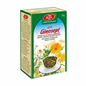 Ginosept G70 Fares ceai 50 g din plante pentru confort intim feminin