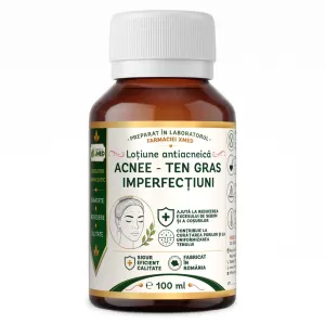 Loțiune antiacneică xMed pentru acnee, ten gras și imperfecțiuni, flacon 100 ml