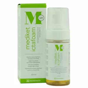 Mediket Ictafoam Spumă Dermatologică pentru Corp Față și Scalp 100ml Benemedo
