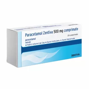 Paracetamol 500 mg 20 Comprimate Zentiva
