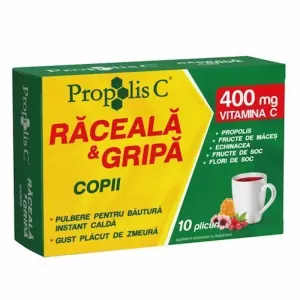 Propolis C Răceală și Gripă Copii 10 plicuri Fiterman