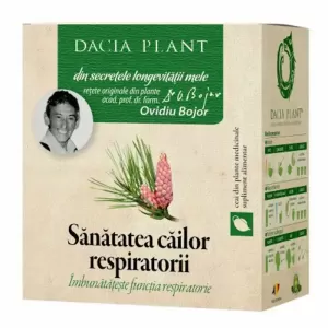 Sănătatea Căilor Respiratorii Ceai pentru Confort Respirator 50g Dacia Plant