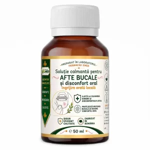 Soluție calmantă pentru afte bucale și disconfort oral xMed, flacon 50 ml