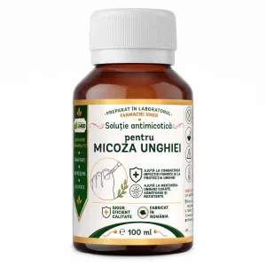 Soluție antimicotică xMed pentru micoza unghiei, flacon 100 ml