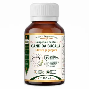 Suspensie pentru Candida bucală xMed, pentru clătire și gargară, flacon 100 ml