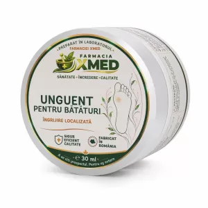 Unguent pentru bătături, clavusuri și calozități xMed, recipient 30 ml
