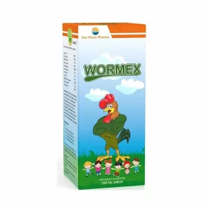 Wormex Sun Wave Pharma sirop 200 ml cu plante pentru confort digestiv și intestinal