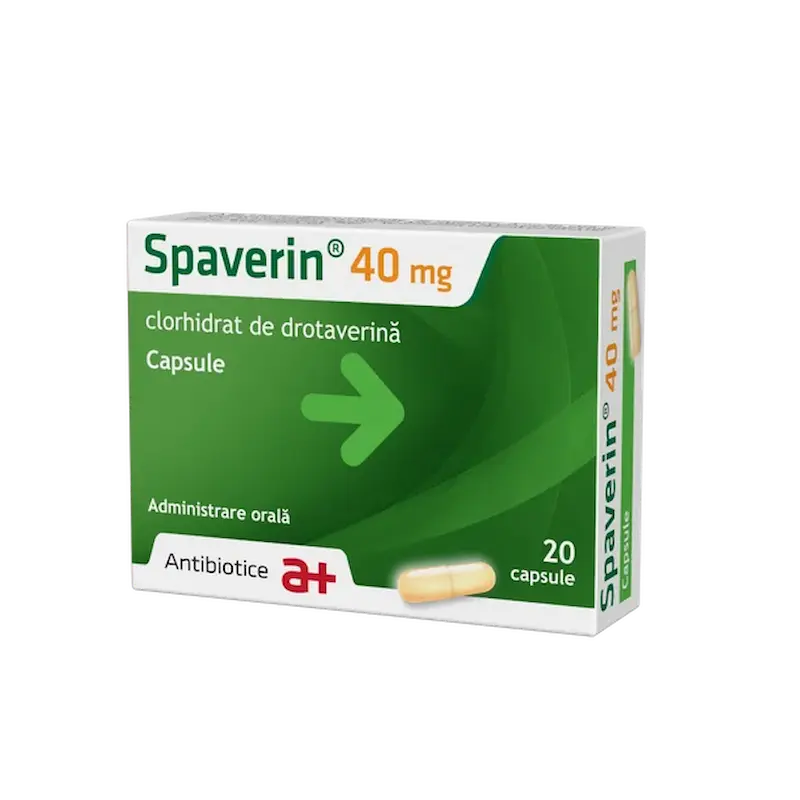 Spaverin 40 mg 20 Capsule