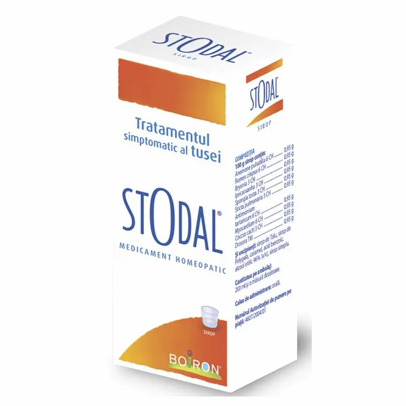 Stodal Sirop pentru Tuse Productivă și Neproductivă 200ml Boiron